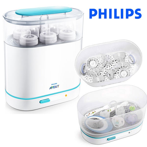 Máy Tiệt Trùng Bình Sữa Philips Avent 3 Trong 1