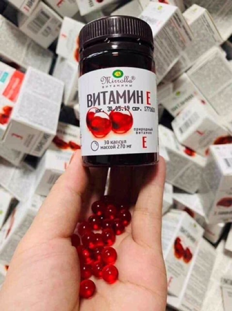 [Mã FMCGLOC giảm 5% đơn 250K] [CHÍNH HÃNG] Vitamin E đỏ Nga 270mg ( hàng auth ) | BigBuy360 - bigbuy360.vn