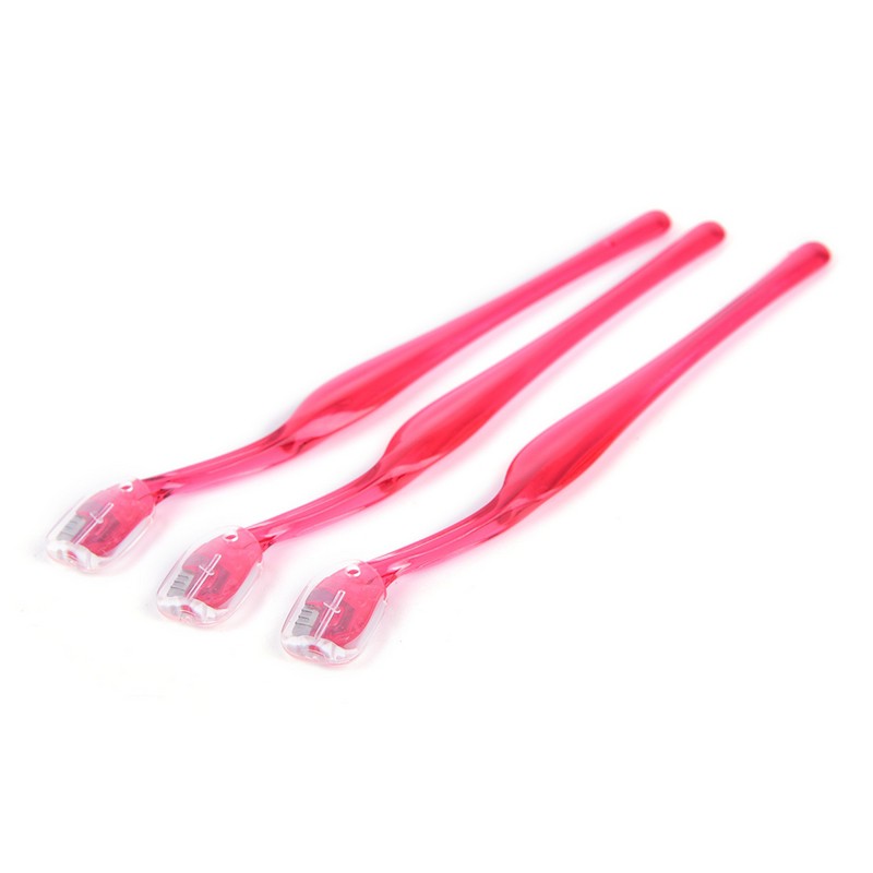 Bộ 3 Dao Cạo Lông Mày Định Hình Khuôn Mặt Không Làm Tổn Thương Da Tại Địa Phương