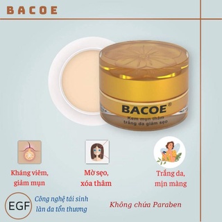 Bacoe kem mụn thâm trắng da 20g