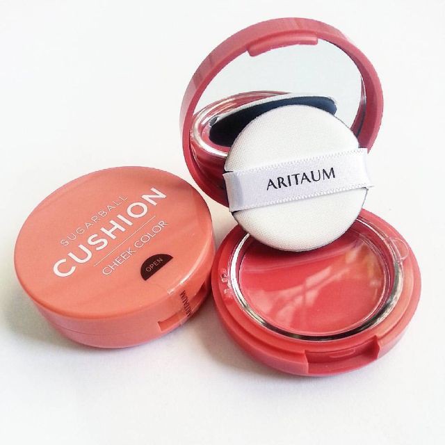 PHẤN MÁ HỒNG DẠNG KEM Aritaum Sugarball Cushion Blusher Màu #2