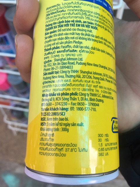 Chai xịt làm sạch làm bóng đồ da, đồ gỗ Pledge 330ml