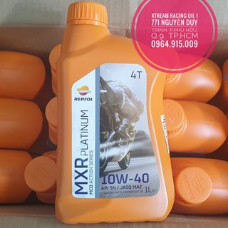 Dầu Nhớt Repsol MXR Platinum Racing 10W40( Có Quà Tặng)