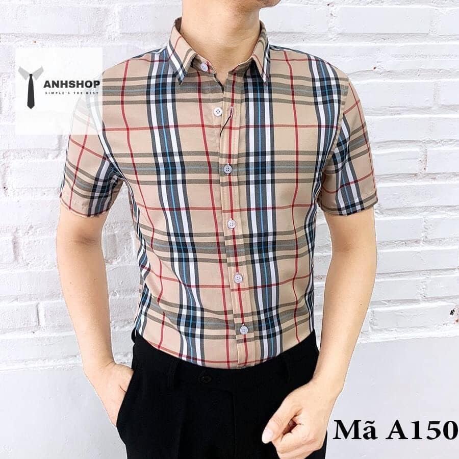 Áo sơ mi nam lụa ngăn tay kẻ dọc cao câp chất mát gia tốt không nhăn không xù DiHu_fashion