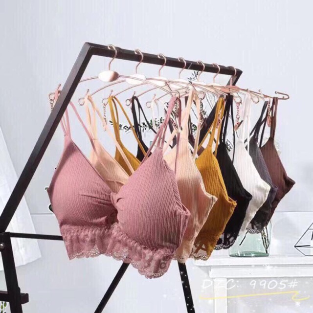 Áo bra chân ren dây kép chất đẹp mã 905