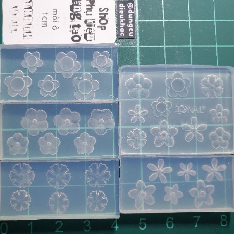 Khuôn hoa silicon khối mỏng -kkml01