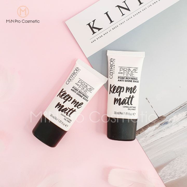 Kem lót Catrice Prime And Fine Pore Refining Anti-Shine Base (Trắng)