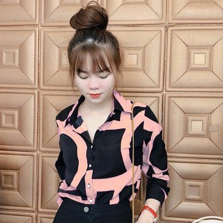 Áo sơ mi họa tiết