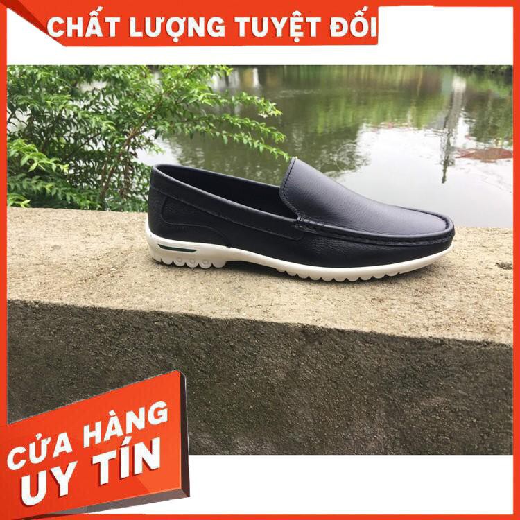 Giày Lười Da Bò Đế Thể Thao phối quần jean (2HB - 09) - Hàng nhập khẩu