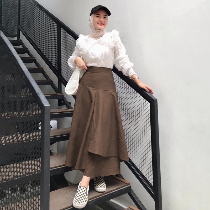 Chân Váy Dài Xếp Li Thời Trang Dành Cho Nữ Tuổi Teen