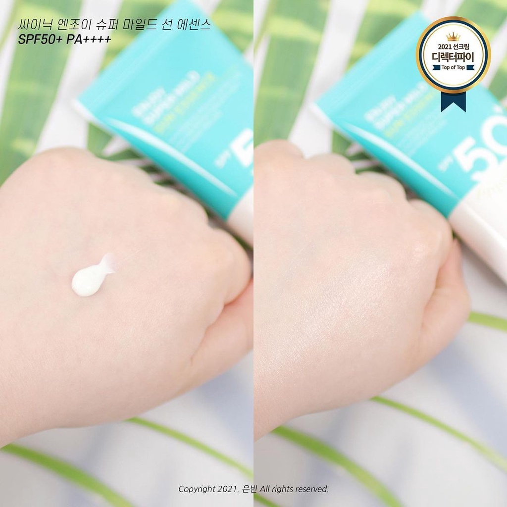 Kem chống nắng SCINIC Enjoy Super Mild Sun Essence và Enjoy Perfect Daily Sun Cream SPF50+ PA++++ Hàn Quốc