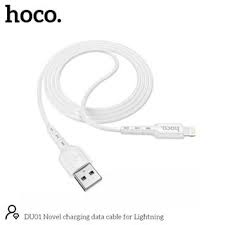 Cáp sạc nhanh Hoco DU01 cổng Lightning dài 1.5m 5V-2.4A - Chính hãng