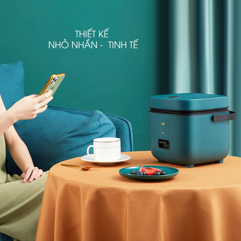 Nồi cơm điện mini nhỏ gọn phù hợp cho 1 - 2 người dùng