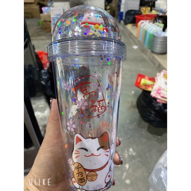 Ly giữ nhiệt  khủng long 2 lớp hoạt hình