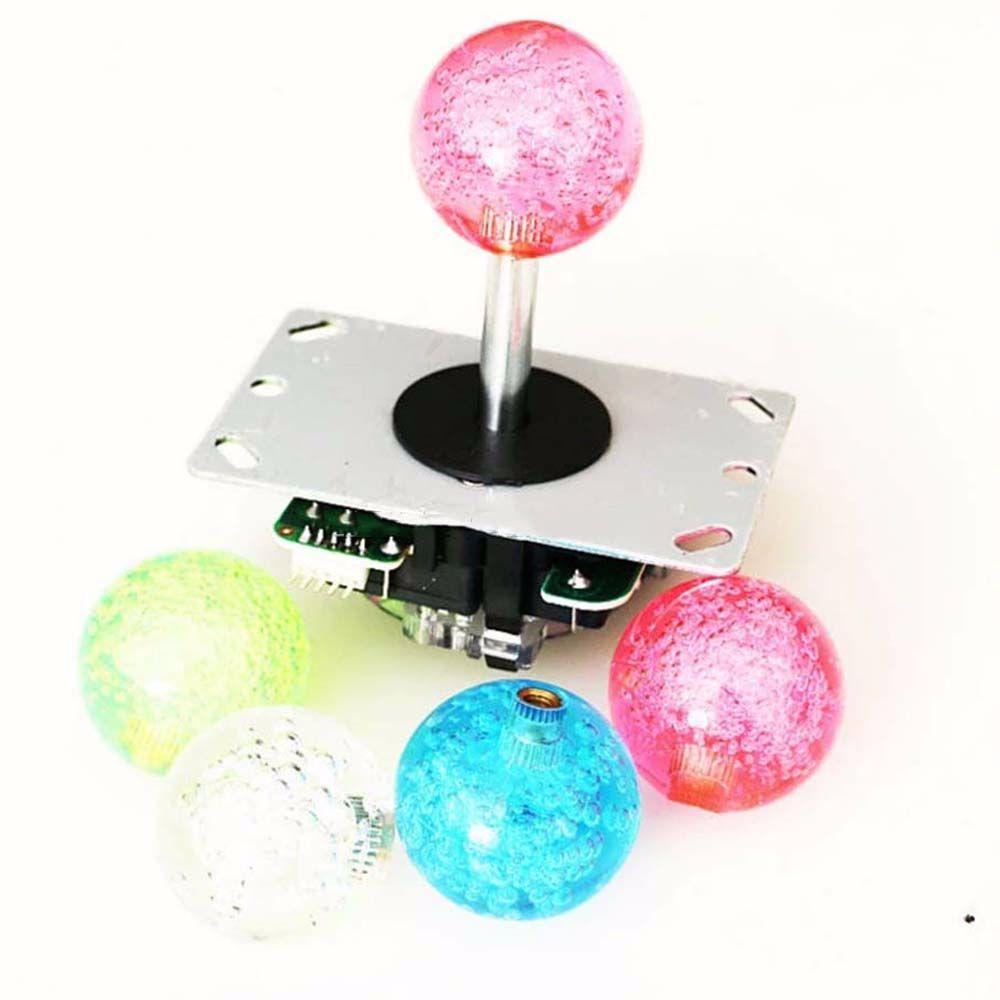 AUGUSTINA Cần Điều Khiển Chơi Game Đầu Bi Trong Suốt Thay Thế Cho Tay Cầm Chơi Game Arcade