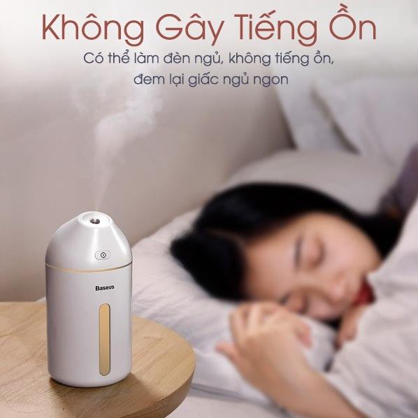 Máy Phun Sương Baseus 320ml Cao Cấp - Máy Xông Tinh Dầu - Hạt sương mịn, Chạy siêu êm