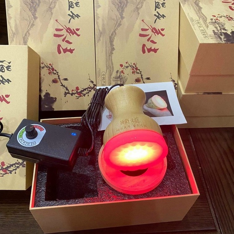 Cốc Nhiệt Hồng Quang Máy Đả Thông Kinh Lạc, Giảm Đau Mỏi Cổ Vai Gáy Dùng Trong Spa Đông Y