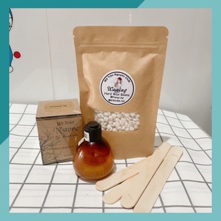 Combo triệt lông không nồi nấu sáp wax dừa và mỡ trăn tặng kèm quà