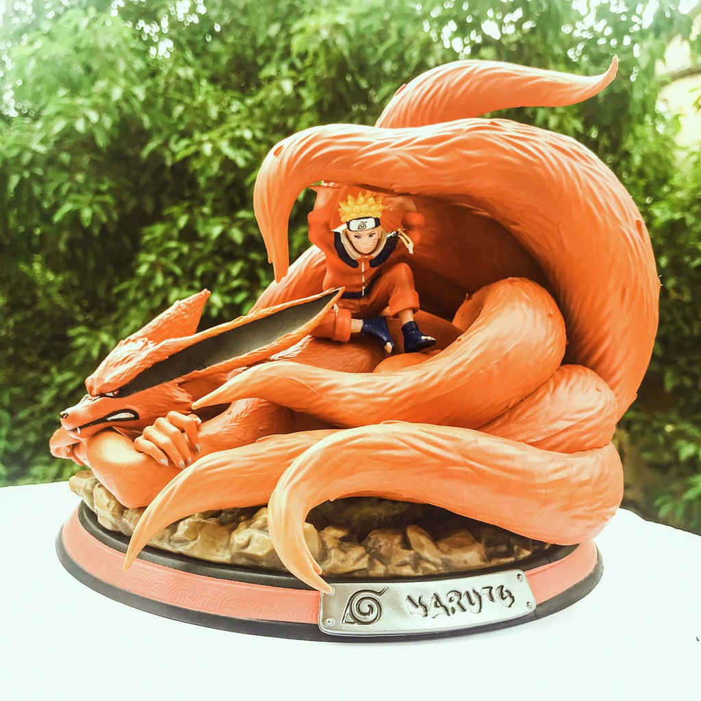Mô hình kurama cùng naruto hàng đẹp siêu nét