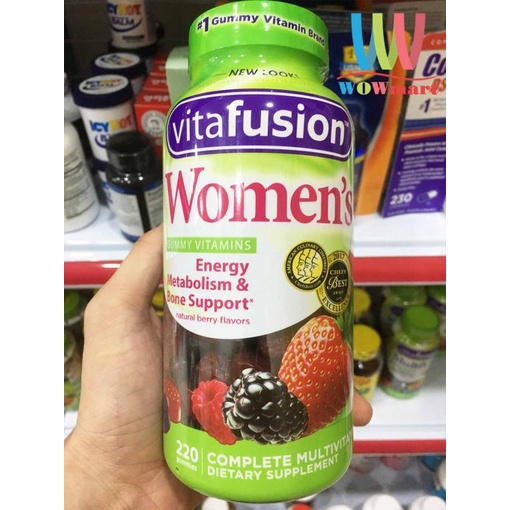 Kẹo Bổ Sung Đa Vitamin Dành Cho Phụ Nữ Vitafusion Women’s Multivitamin 220 Viên