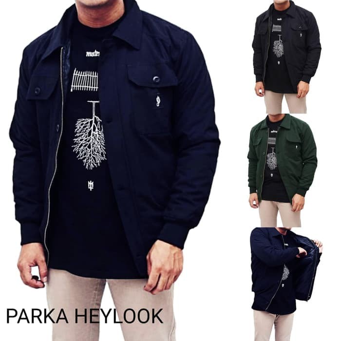 LEVIS (RESTOCK) Áo Khoác BOMBER DENIM Bán PARKA Đơn Giản Size L XL XXL Cho Nam