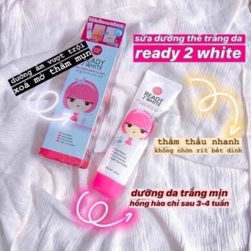 Sữa dưỡng thể Cathy Doll Ready 2 White Whitener Body Lotion 150ml