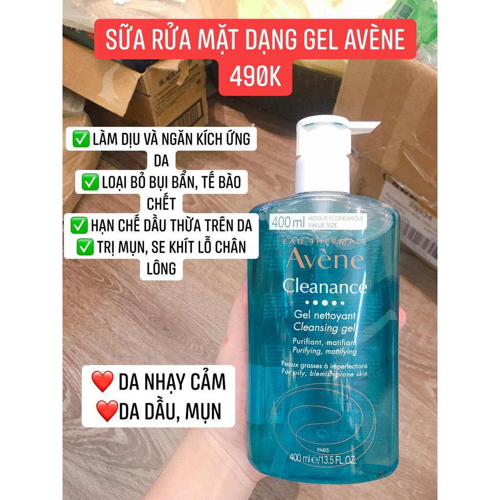 Sữa rửa mặt AVENE