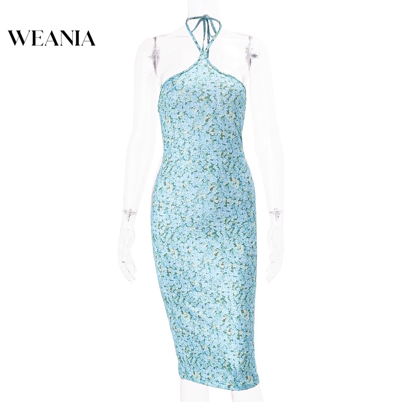 Đầm hai dây WEANIA ôm dáng quyến rũ hợp thời trang cho nữ