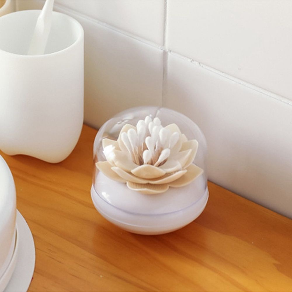 Hộp đựng tăm xỉa răng hình hoa 2 trong 1 tiện lợi