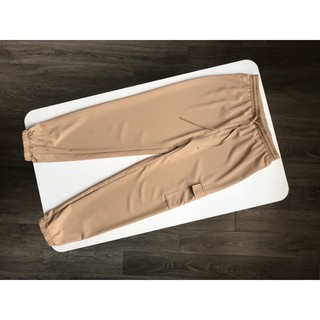 Quần jogger nữ chất vải cát sần vnxk