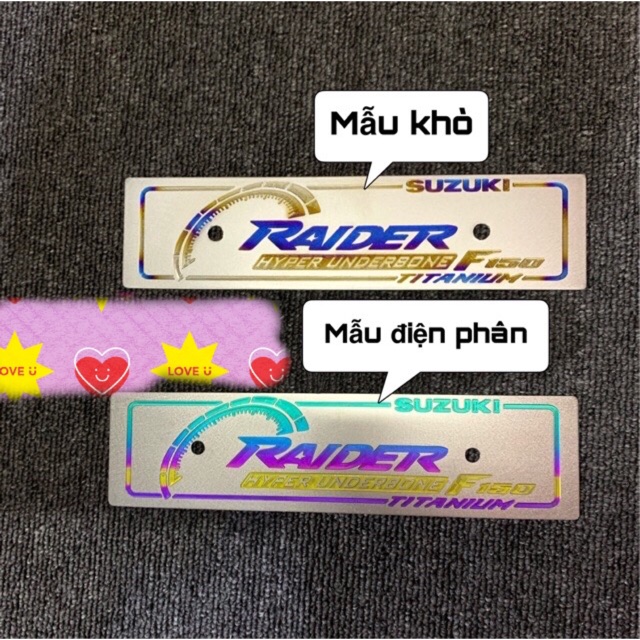 BẢNG TÊN TITAN RAIDER CAO CẤP
