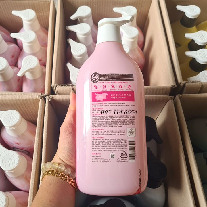 Sữa Tắm Happy Bath 900ml Hàn Quốc _ Hoa Hồng