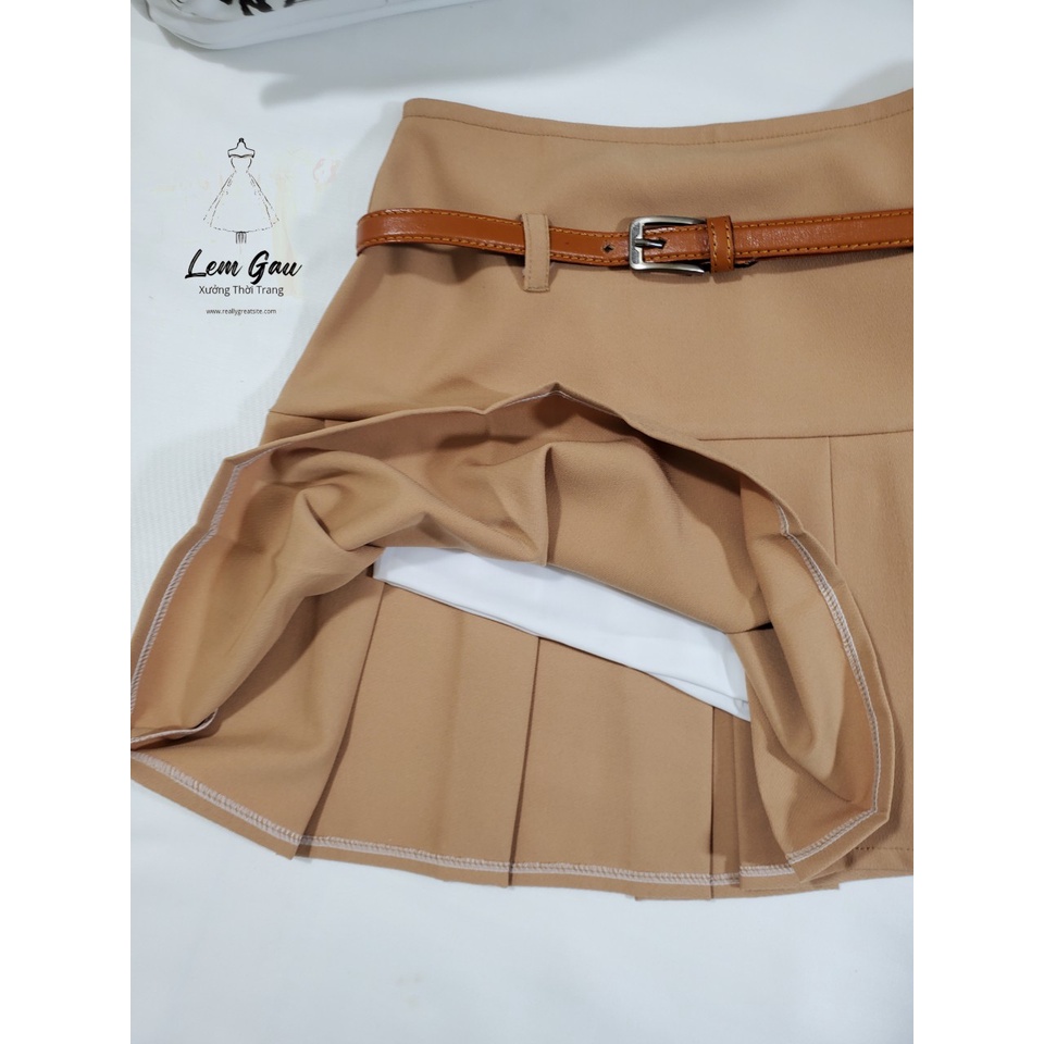 Chân Váy Xếp Ly ,phong cách Teen Hàn Quốc, chất liệu Tuyết Mưa,3 Size,