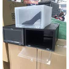 HỘP ĐỰNG GIÀY lắp ghép  ☼ 𝔽𝔼𝔼𝕊ℍ𝕀ℙ☼ NẮP NHỰA ĐÚC VIÊT NHẬT CỨNG. MỖI HỘP CHỊU TỐI ĐA 10Kg. ĐỂ GIÀY BIG SIZE