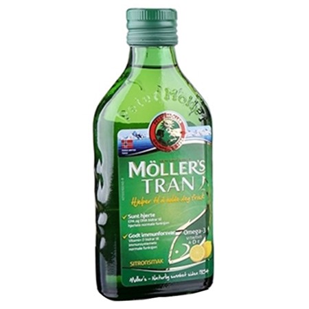 Dầu gan cá tuyết Mollers tran -Bổ sung dầu gan cá (DHA + EPA) và vitamin A, D,  Tốt cho não bô, mắt, da