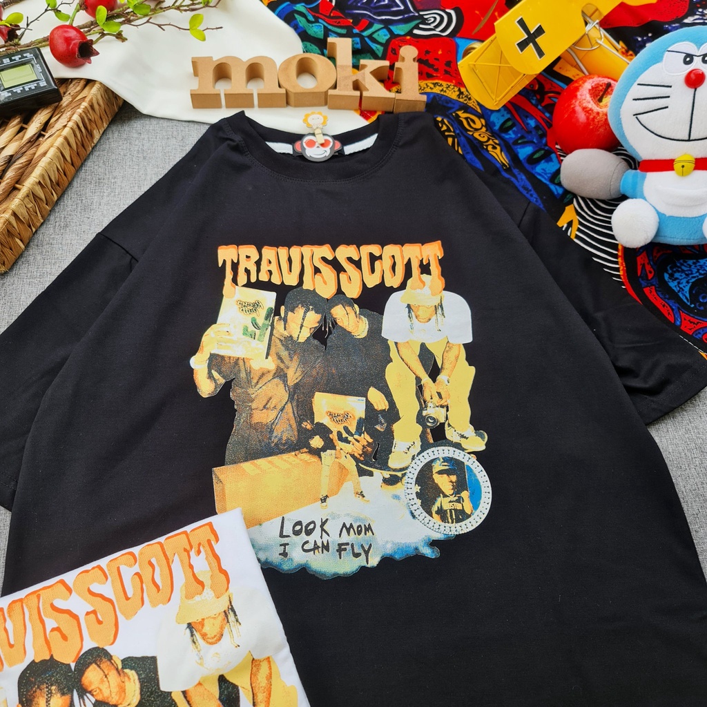 Áo phông áo thun nam nữ tay lỡ from rộng freesize chất cotton thoáng mát anh da đen với bạn mokishop