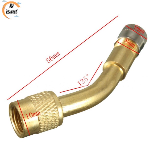 Ống Nối Dài Van Bơm Hơi Lốp Xe 45/90/135 Độ Tiện Dụng