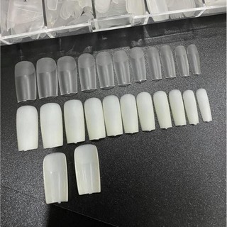 Móng up HSM form vuông màu đục nhám
