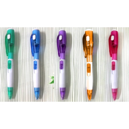 bút đèn UV to bi bấm BUV4 viết trơn dễ thương kute