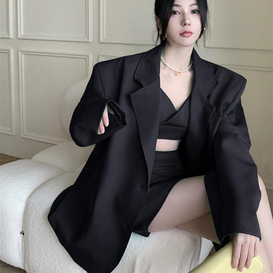 ❤️Áo Khoác Dáng Rộng Phong Cách Hàn Quốc Thời Trang Mùa Xuân Mới Cho Nữ