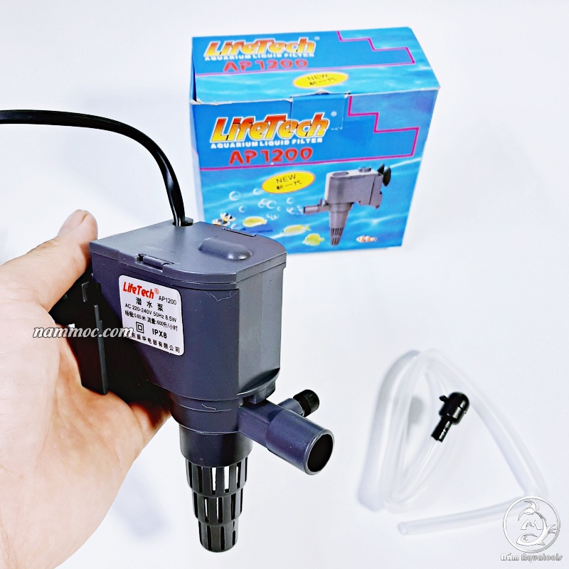 Bơm LifeTech AP-1200 [8.5W-600L/H] | Máy Bơm Chìm Dùng Cho Hồ Cá Cảnh, Thuỷ Sinh
