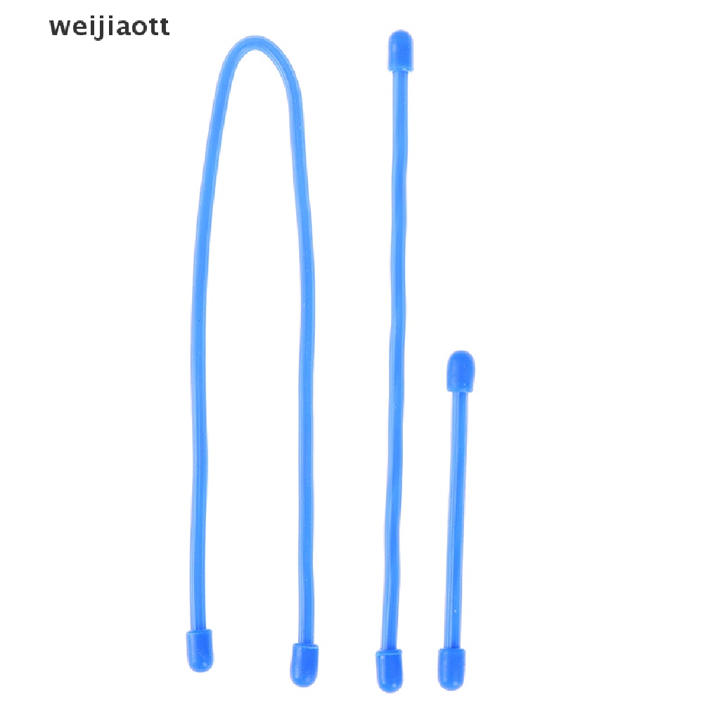 weijiaott 5Pcs 3''6''12&quot; reusable magic rubber twist ties cable wire tie organizer WT
