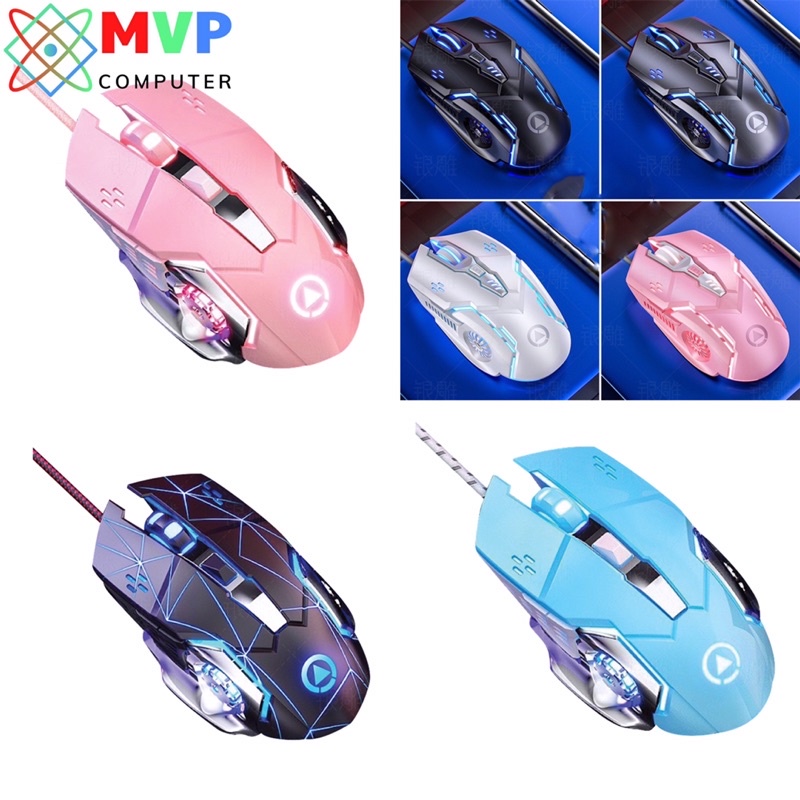 Chuột Gaming YINDIAO G15 Và G5 Cao Cấp Dùng Cho Máy Tính Laptop Chơi Game Làm Việc Có Nhiều