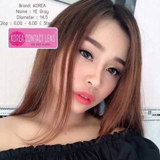 Lens xám tây giãn tròng và ngâm lens