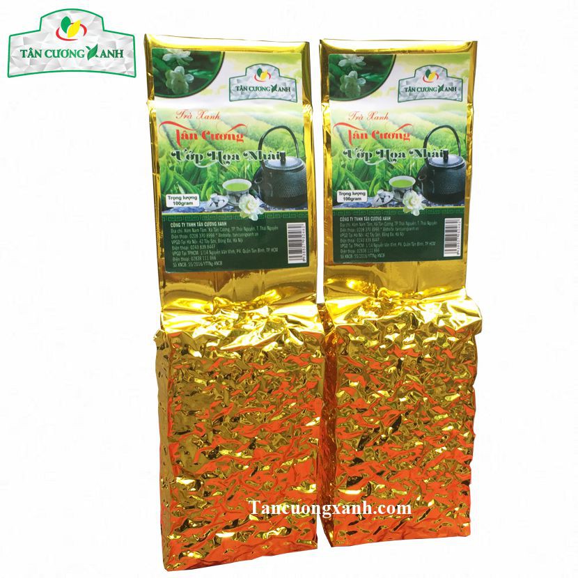 Trà Ướp Hoa Nhài 100gr / 200gr / 500gr TÂN CƯƠNG XANH