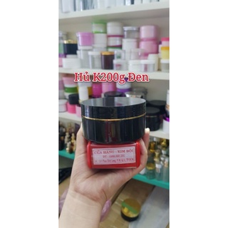 COMBO 50 HỦ ĐỰNG KEM BODY 200G ( K200 ĐEN)