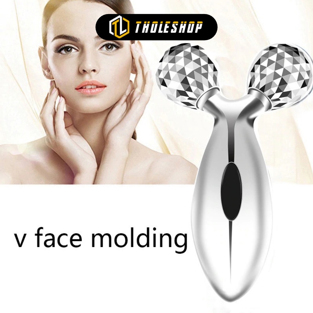 Cây Lăn Massage - Dụng Cụ Mát Xa Mặt  3D Hàn Quốc Nâng Cơ Và Thon Gọn Mặt 4212