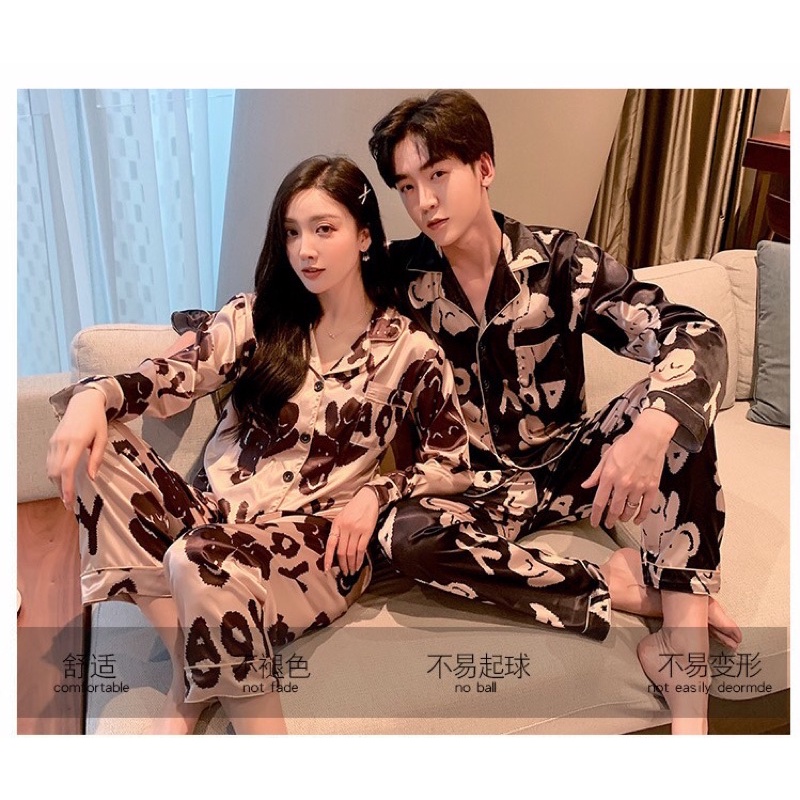 đồ ngủ hoạ tiết cho cặp đôi big size 4Xl 70-85kg