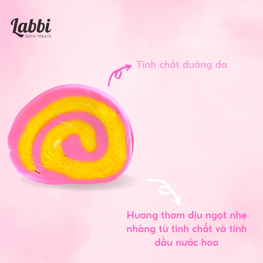 Bánh siêu tạo bọt bồn tắm CHUPA CHUP [Labbi] Bubble Bar