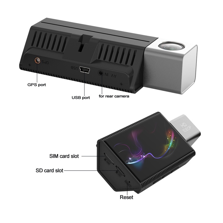 Camera hành trình ô tô Wifi, 4G Phisung K11 Plus